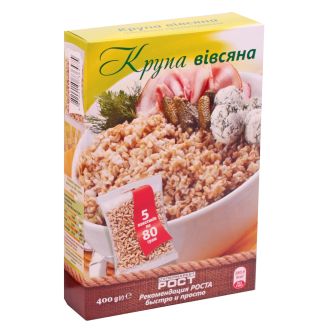 Крупа вівсяна 400г (5*80г) Супермаркет РОСТ