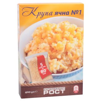 Крупа ячмінна (ячна) №1  400г (5*80г) Супермаркет РОСТ