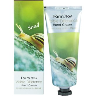 Farm stay Крем для рук з екстрактом слизу равлика 100 мл (Visible Difference Snail Hand Cream)