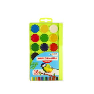 74880 Фарба акв. Гамма 312086 18кол "Craft & Joy" 