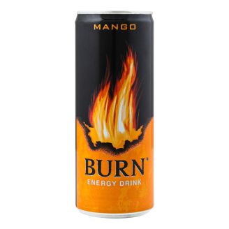 Напій енергетичний Burn Mango УКРАЇНА 0,25л з/б