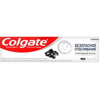 ***Colgate Зубна паста Безпечне відбілювання з природнім вугіллям 75 мл