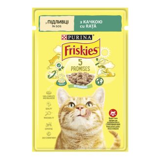 Корм для котів  Friskies  з качкою  у підливці 85г