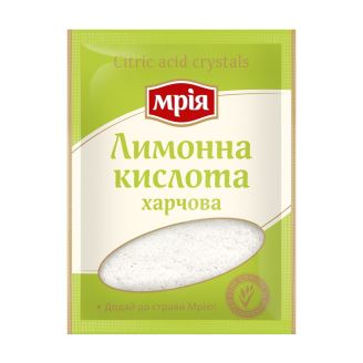 Лимонна кислота УБ 100г ТМ Мрія