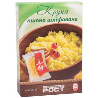 Крупа пшоно шліфоване 400г (5*80г) Супермаркет РОСТ