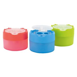 41901 KUM Точилка з конт. Click Clack  Pop, пластик., 2 відділення