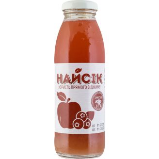 Сік  яблучно-чорносмородиновий  0,3 л НАЙСІК