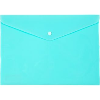 43789 Папка на кнопці, А4, Pastelini, м'ятна 1412-18-А