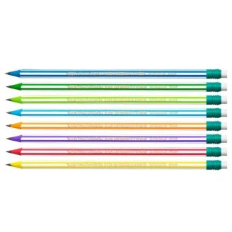 8960342 Олівець графітний пластик. BIC ECOLUTION HB STRIPES 646 з гумкою 001705