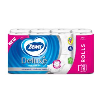 Туалетний папір Zewa Deluxe Бавовна 16шт 3шар.