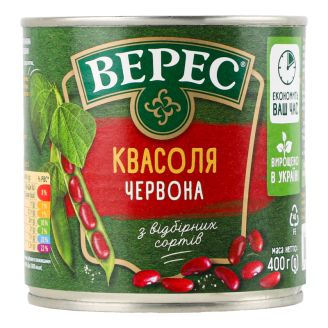 Квасоля червона з/б 400г Верес