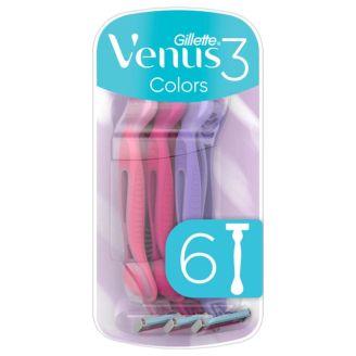 Gillette Бритва одноразова жіноча Venus Simply Basic 3 леза 6 шт