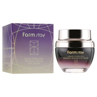 Farm stay Крем для очей зі стовбуровими клітинами 50 мл Grape Stem Cell Wrinkle Repair Eye Cream