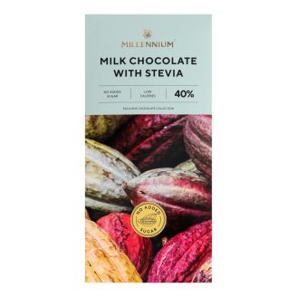 Шоколад Стевія молочний 100г Millennium