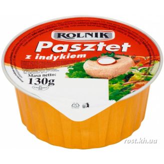 Паштет з індички 130г ал/б Rolnik