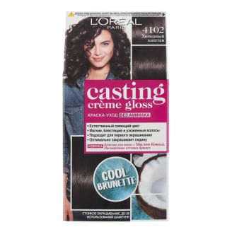 L'Oreal Casting Creme Gloss Фарба для волосся 4102 Холодний каштан