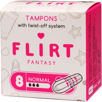 Тампони Fantasy Flirt normal 3кр. 8шт.