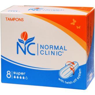 Тампони Normal Clinic super 4кр.8шт
