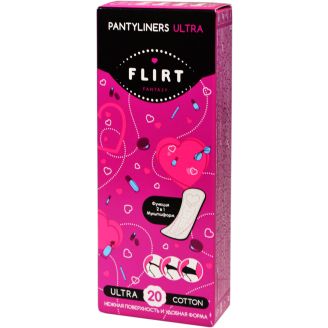 Прокладки Fantasy Flirt щоденні slim cotton 20шт., без упак.