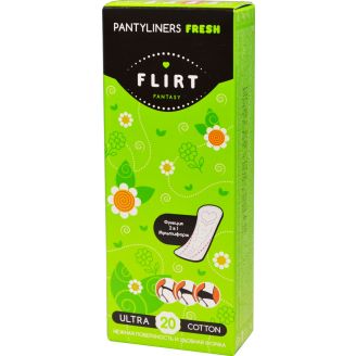 Прокладки Fantasy Flirt щоденні slim fresh 20шт., без упак.