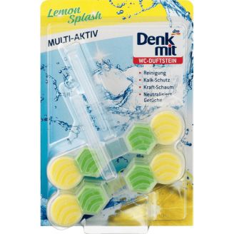 Туалетний блок Denkmit Lemon Splash 2*48г