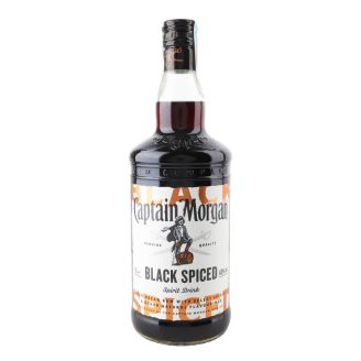 Алкогольний напій на основі Карибського рому Captain Morgan «Black Spiced» 1 л