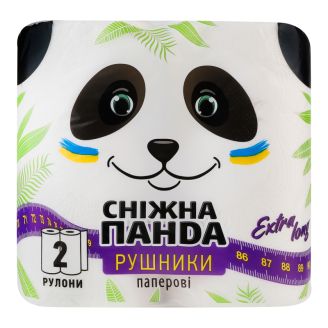 Рушники паперові Сніжна панда Extra Long 2шт