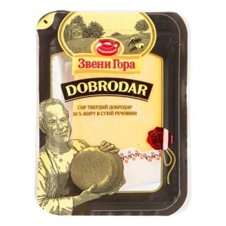 Сир  Добродар  50% 135г фас Звенигора