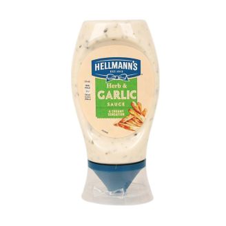 Соус пастеризований з часником і травами 250мл Hellmann's
