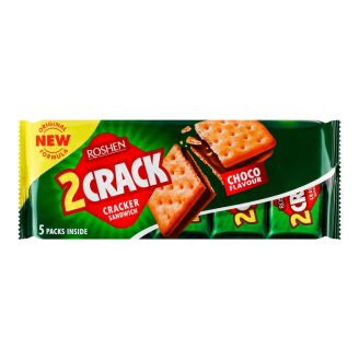 Крекер 2 CRACK з шоколадною начинкою 235г Рошен