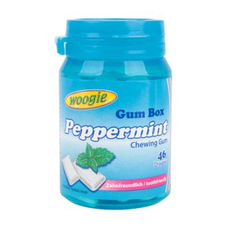 Жувальна гумка Peppermint без цукру 64.4г  ТМ "Woogie"
