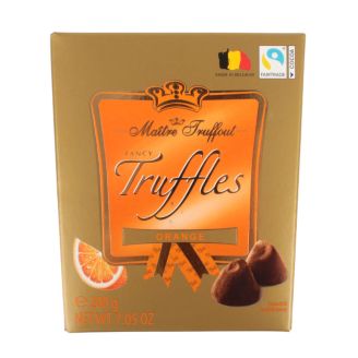 Цукерки трюфелі Золотий апельсин 200г ТМ "Maitre Truffout"