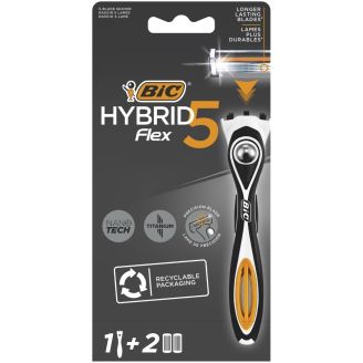 BIC Бритва чоловіча Flex 5+2 картриджа