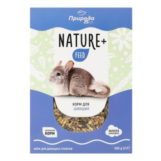 Корм Nature + feed для шиншил 500г арт.PR242002