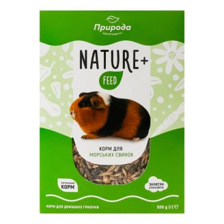 Корм Nature + feed для морських свинок 500г арт.PR242003