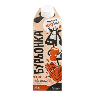 Молочний коктейль " Бурьонка" Шоколад  2% 750г