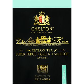 Чай зелений, саусеп "Благородний будинок" Chelton 100гр