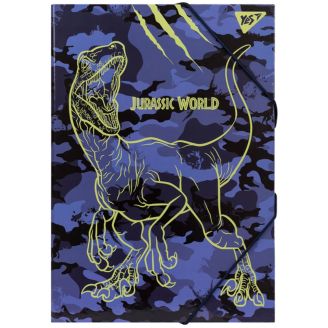 491556 Папка для праці YES картонна А4 "JURASSIC WORLD"