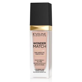 ***Eveline Тональна основа адаптуюча Wonder Match №25 30мл Light Beige TOP