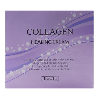 JIGOTT Крем для обличчя Живильний з колагеном 100 мл Collagen Healing Cream