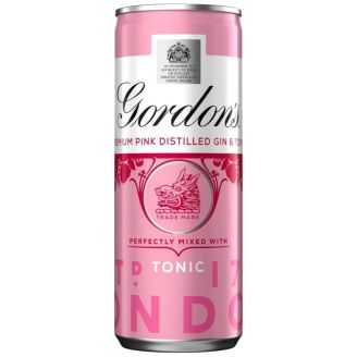 Напій алк. PINK GIN-TONIC 0,25л з/б Gordon's