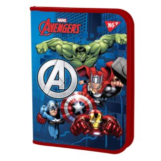 491940 Папка для зошитів YES пласт. на блискавці В5 "Marvel.Avengers"