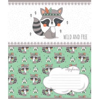 765644 Зошит А5/12 лін. 1В "Wild and free"