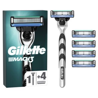 Gillette Бритва чоловіча Mach3 + 5 картриджів