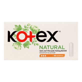 Тампони Kotex Natural Normal 16