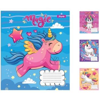 765650 Зошит А5/12 лін. 1В Happy unicorn