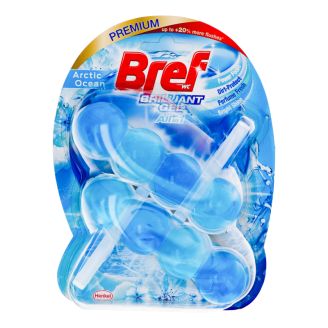 Туалетний блок Bref Сяючий гель Арктичний океан 2*42г