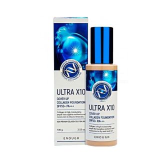 Enough Тональний крем з колагеном Ultra X10 Cover Up Collagen Foundation SPF50+ №21 100 мл 