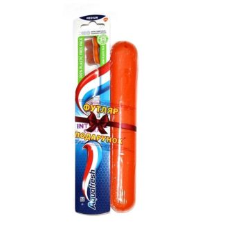 Aquafresh Зубна щітка Intense середня + ПОДАРУНОК футляр