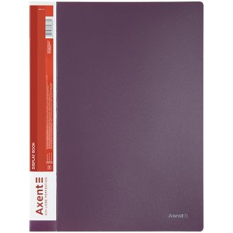 45535 Дисплей-книга 20 файлів, сливова 1020-11-A